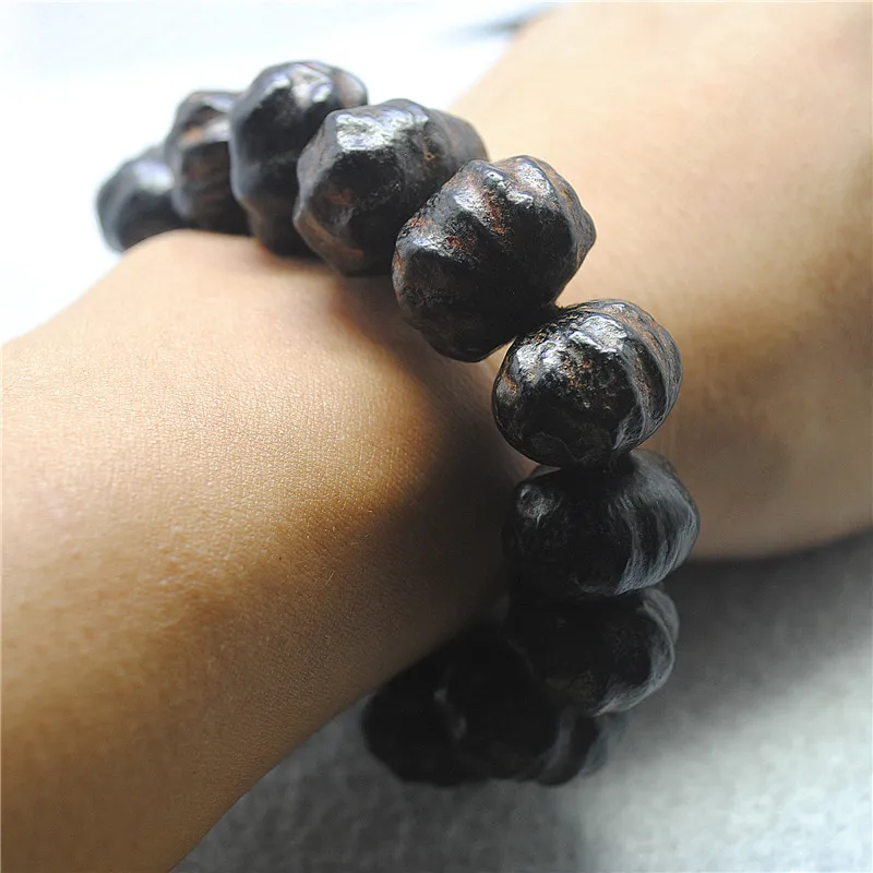 1PC Nature Bodhi Plants Nuts Hot Men's Bracelets For Party Wearing With Elastic Wire Could Fix the Your Arm Sizes 23X15MM Free