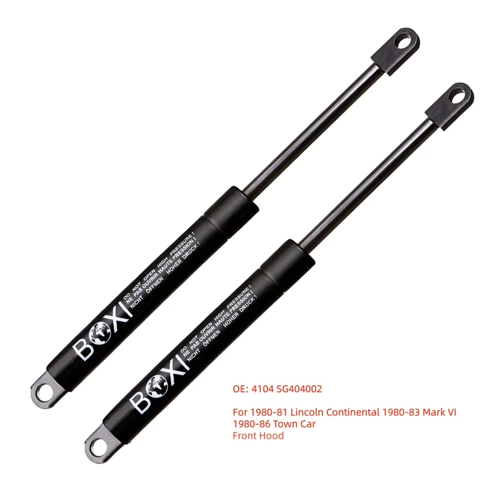 

BOXI 2pcs Front Hood Strut For 1980-81 Lincoln Continental 1980-83 Mark VI 1980-86 Town Car 4104 SG404002 Gas Spring
