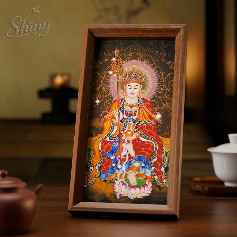 

Earth Store Bodhisattva Display Frame Desktop Ornament Decorative Picture Frame Gift