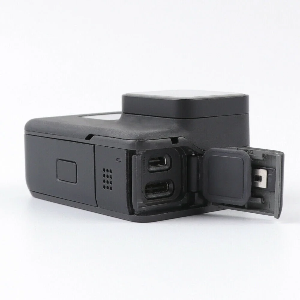 Mới Cho GoPro Hero 7 USB Caver Cửa Thay Thế Đen Mặt Đen USB-C Cổng HDMI Camera Cửa Sửa Chữa Một Phần