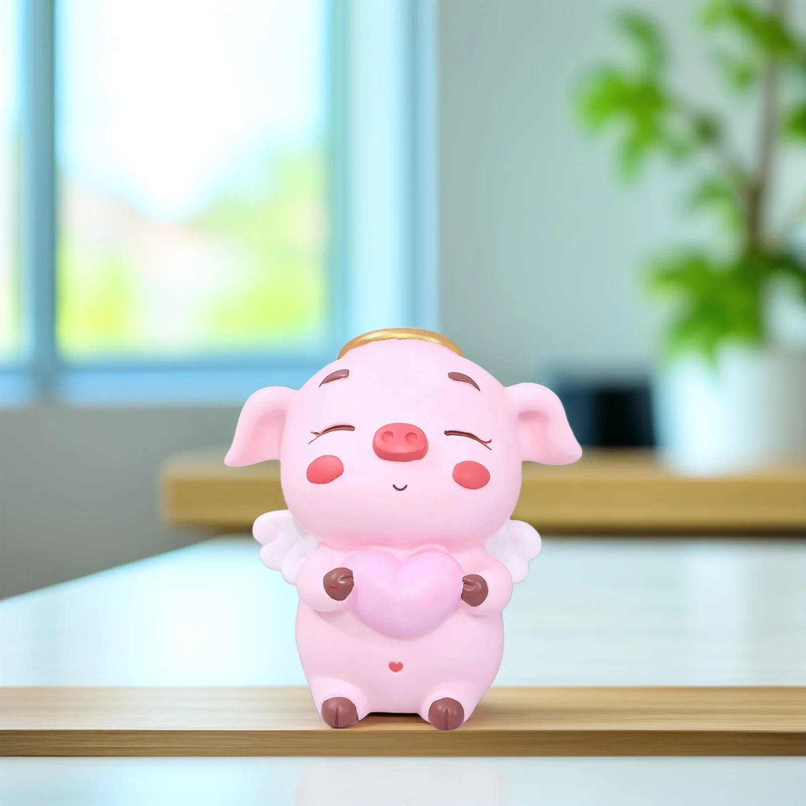 

Piggy Bank Vinyl Cartoon Animal Design Coin Storage Kids Girls Adorable Anti Drop Material Sturdy Savings Habit Birthday Gift