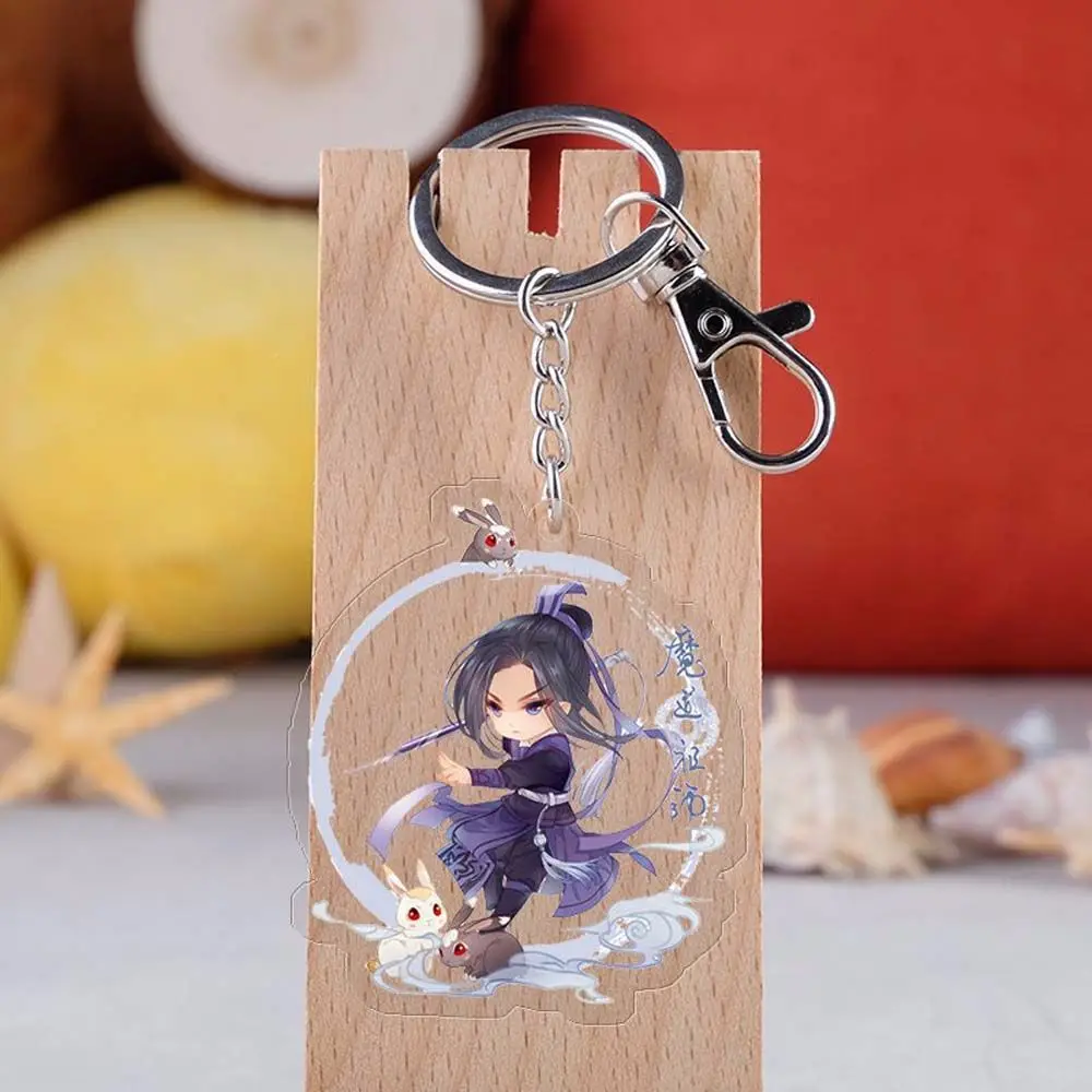 Car Interior Accessories Cartoon Figure Wei Wuxian Lan WangJi Acrylic Keychain Key Rings Key Ring Holder Mo Dao Zu Shi