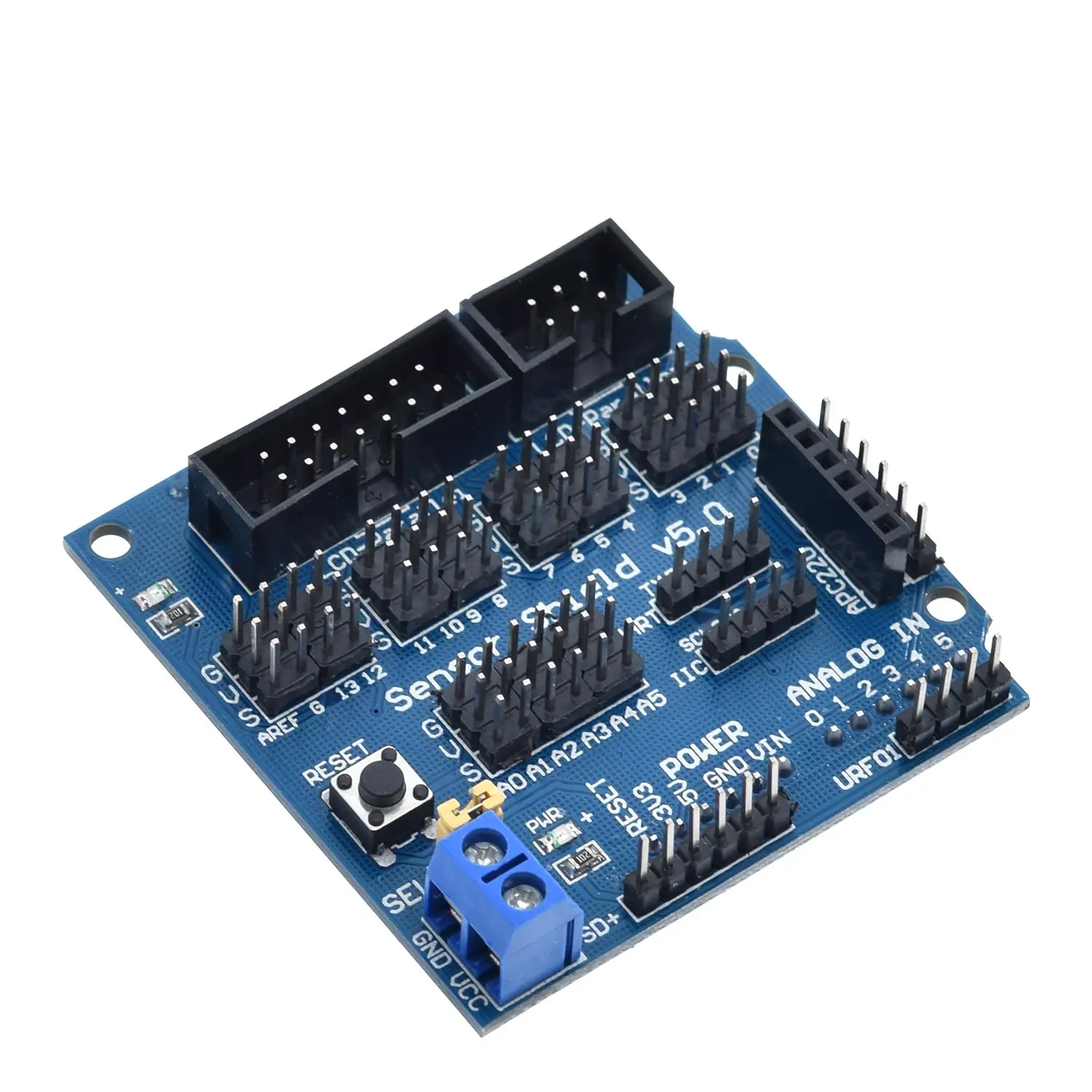 Picture 5: TZT V5.0 Sensor Shield Expansion Board For arduino electronic building blocks Robot Accessories Sensor Shield V5 expansion board