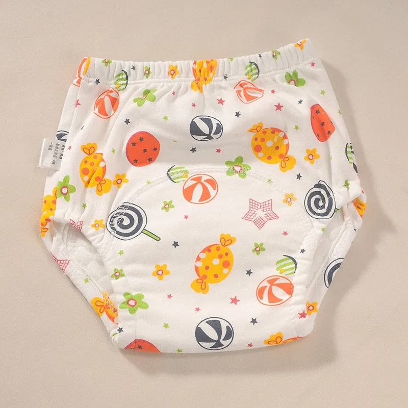 Neugeborenen Training Hosen Baby Shorts Einfarbig Waschbar Unterwäsche BABY Junge Mädchen Tuch Windeln Mehrweg Windeln Säuglings Höschen – Detail 3