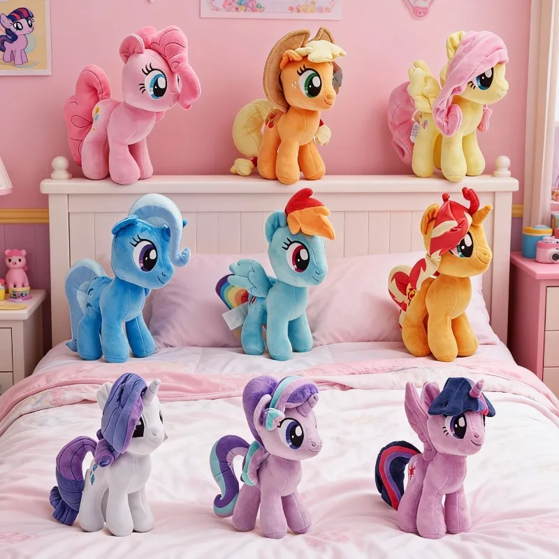 

Cute My Little Pony Plush Toys Collection - Twilight Sparkle Pinkie Pie Rarity Fluttershy Applejack Rainbow Dash Stuffed Dolls