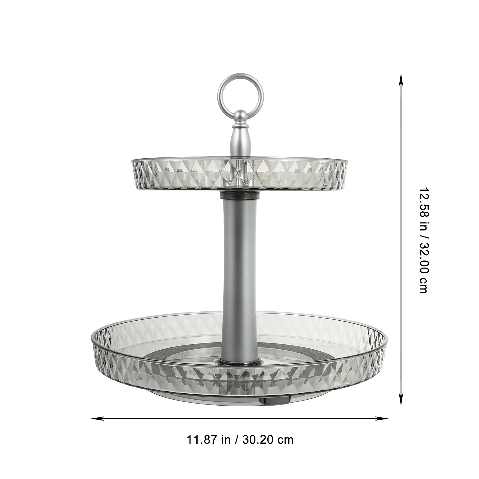 

1Pcs Rotatable Dual-Layer Round Storage Rack Kitchen Bathroom Organizer Spice Bottle Sundries Cosmetics Shelf Round Storage Rack