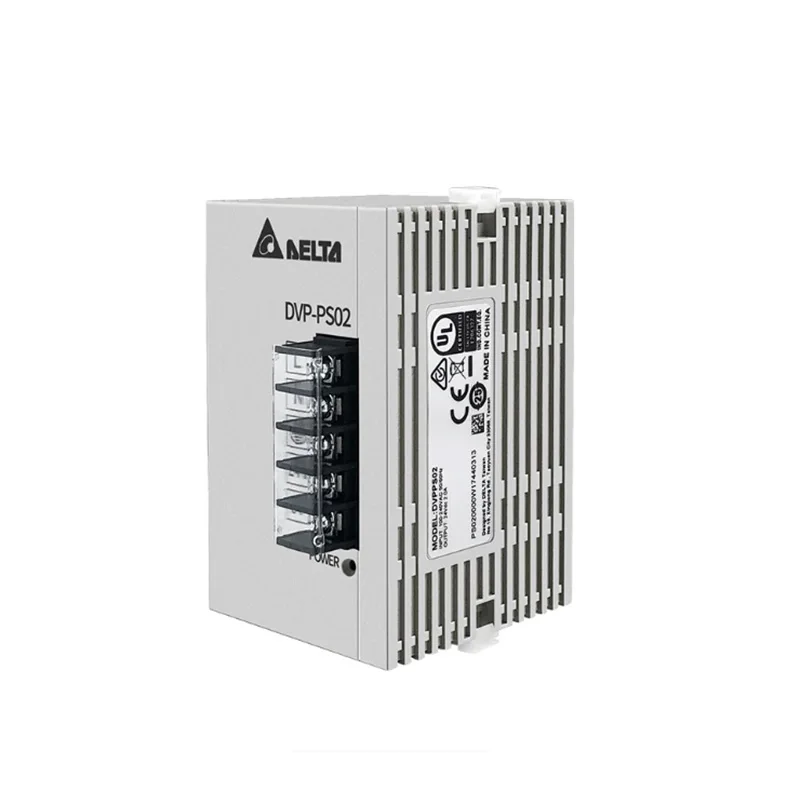 DVP-PS02 24VDC 2A Original DELTA Rail switch power supply PLC dedicated power module
