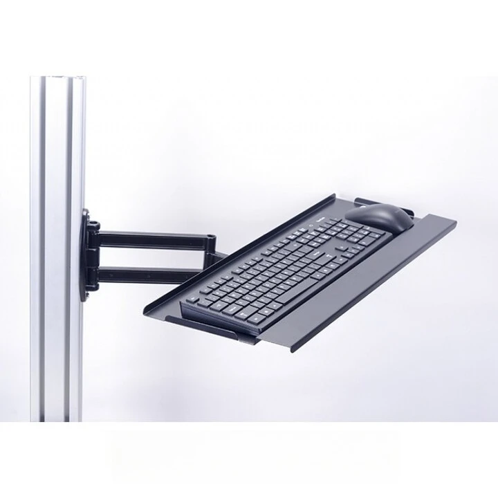 رف لوحة المفاتيح محاكي السباق قوس الألومنيوم