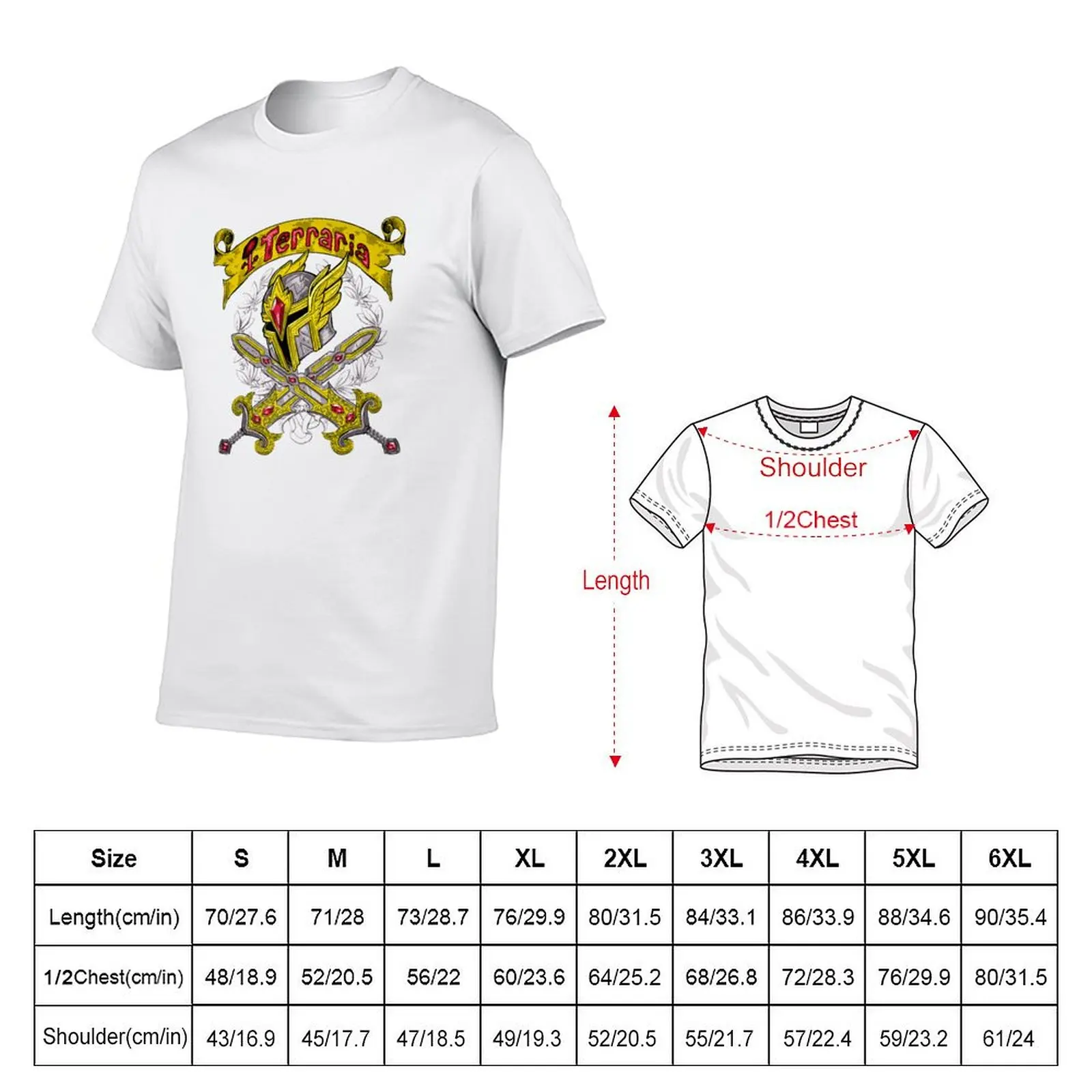 gifts for women terraria game excalibur for fans T-Shirt designer shirts luxury t-shirt mens big and tall t shirts
