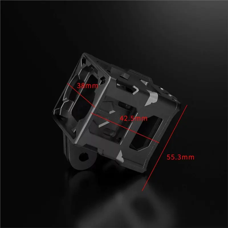 B49C For DJI O4 Pro Camera Mount Modified Parts 3D Printed PETG Heat Sink Aluminum Alloy