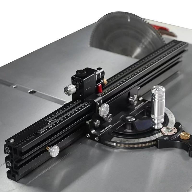 Woodworking table worktable scale push table saw support limit ruler modified push table DIY auxiliary tools