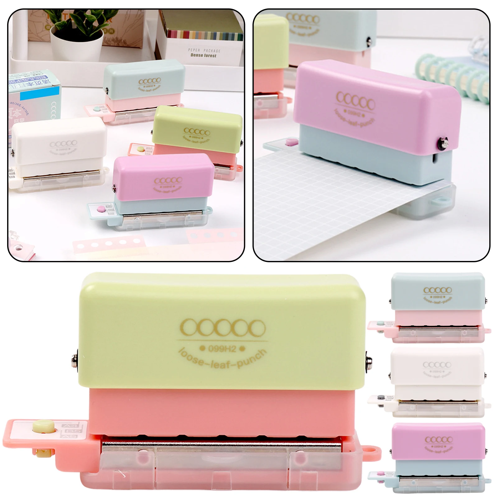 Ручной мини-перфоратор A4/30 отверстий A5/20 отверстий B5/26 отверстий Дыроколы для бумаги для поделок из бумаги