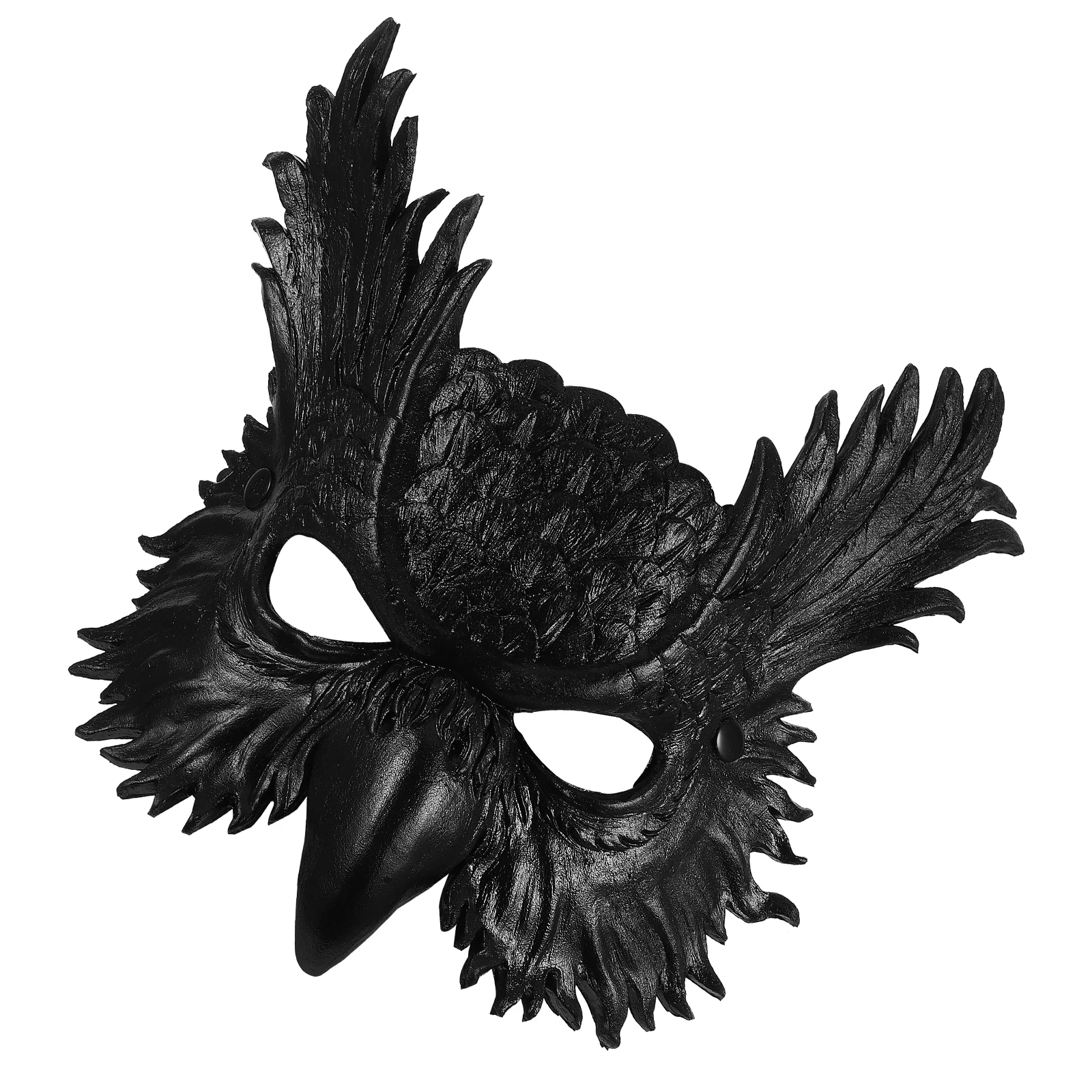 Owl Mask Masquerade Halloween Masks Festival Cosplay Adjustable Elastic Band PU Material Bird Beak Mask Carnival Costume