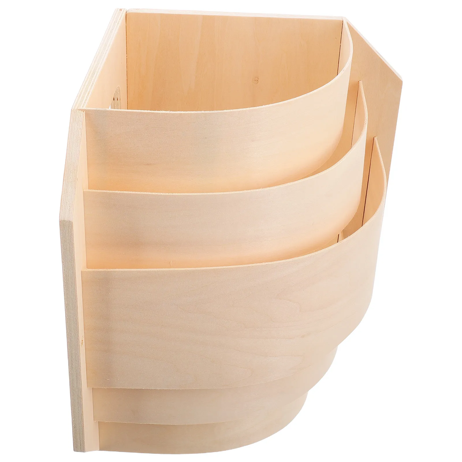 Sauna Room Light Shade Wooden Right Angle Corner Design Thin Translucent Soft Glow Lamp Cover Heat Moisture Resistant Decor