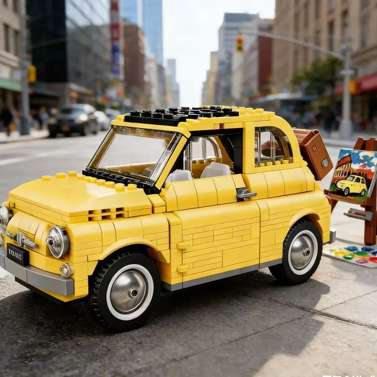 

Наборы строительных блоков City Yellow Cars 10271, подходящие для подарков на день рождения, совместимые с деталями, 960 шт.