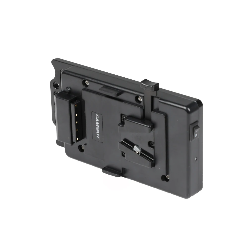 HDRIG-Divisor de fuente de alimentación de bloqueo en V de liberación rápida con placa de batería, batería ficticia de LP-E6 para Canon EOS 6D, 7D, 60D, 70D, 5D MarkI