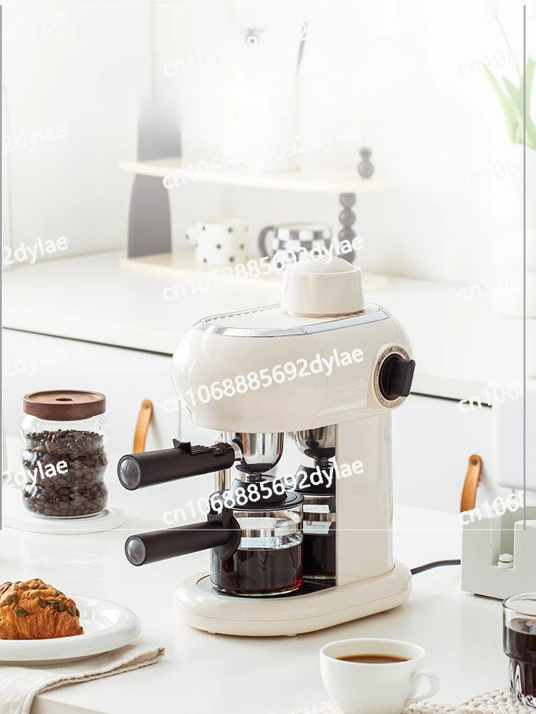 Coffee Machine, Household Italian Semi-automatic Office All-in-one Machine, Extraction Milk Foam Brewing Coffee Pot