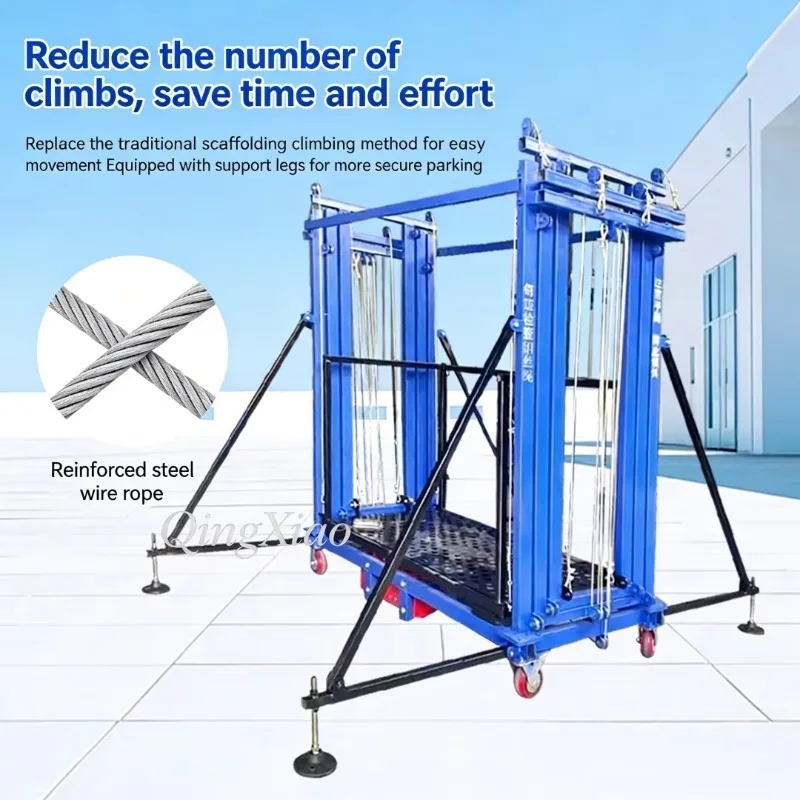 

Gear Core High Efficiency Foldable Mobile Electric Scaffold 500Kg Load Aerial Working Equipment For Building And Renovation