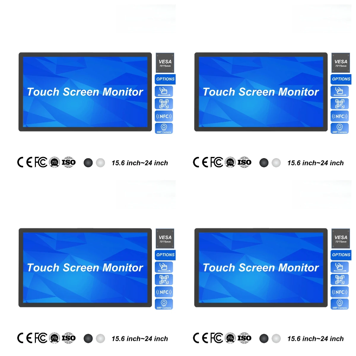 15.6 Inch Touch Screen 400 Nits Sunlight Readable High Brightness Display 15.6 1920x1080 Resolution Touchscreen