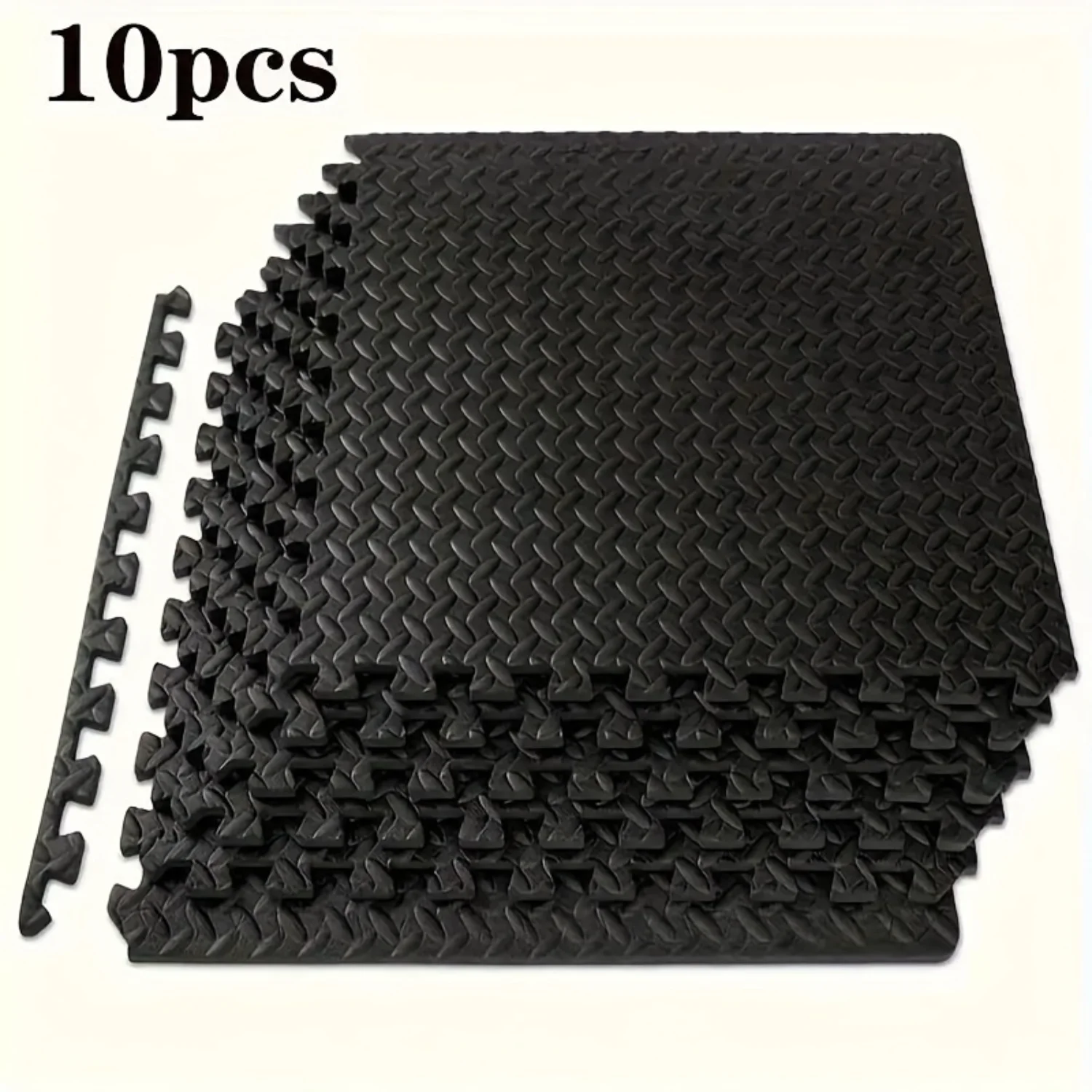 

High-Density Interlocking Foam Mats - Anti-Slip, Thickened Puzzle Design - Gym, Living Room & Bedroom - Durable & Secure Fit