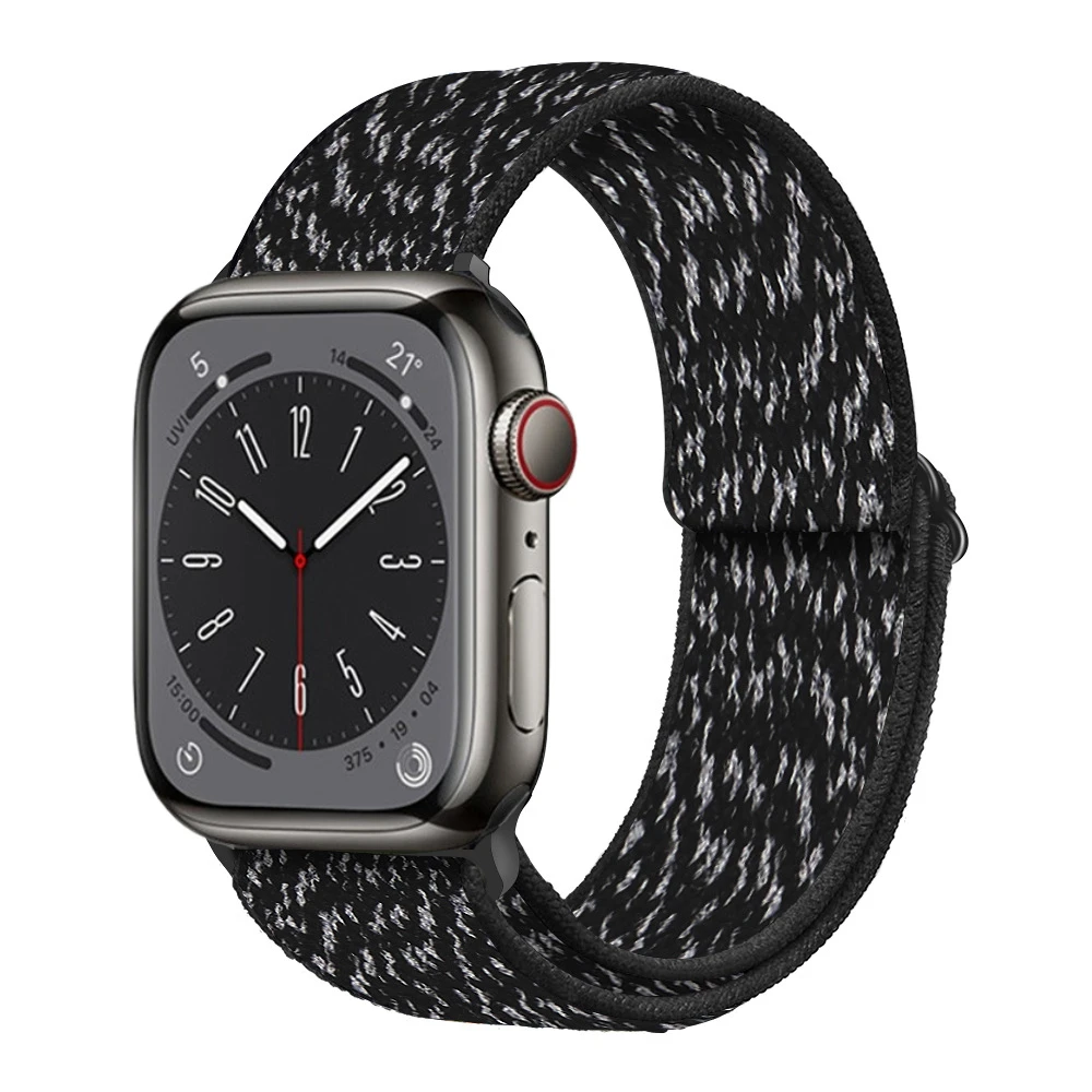 Nylon gevlochten band voor Apple Watch Ultra 3 2 1 49 mm 11 10 9 8 7 45 mm 41 mm Comfortabele aanpassing IWatch 6 5 4 SE3 44 mm 46 mm 42 mm