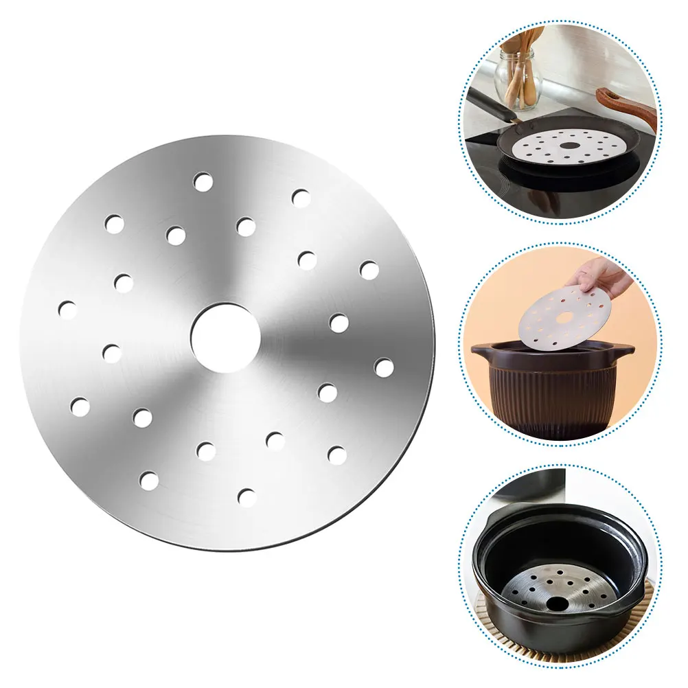 

Stainless Steel Heat Conduction Sheet Fast Thermal Guide For Induction Cooktop Kitchen Cookware Conduction Plate Household