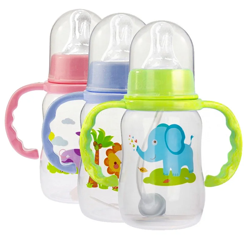 

Baby Standard Mouth/Anti-colic with Handle/Anti-choking pp Baby Bottle 150ml/0-June Baby Bottle