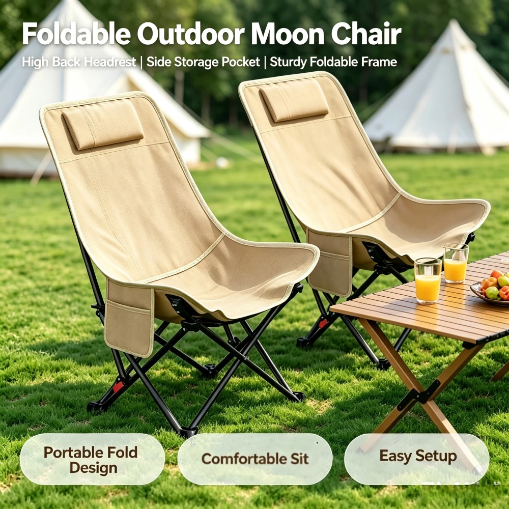 Outdoor Camping Recliner - Outdoor-Klappstuhl für Camping und Picknick, Tragbarer