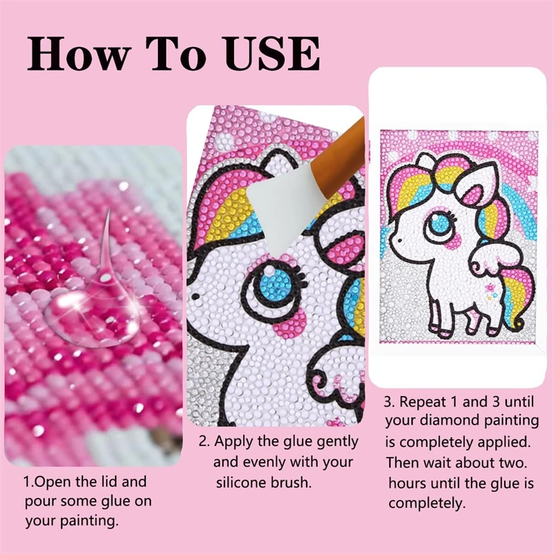 8oz/4oz Diamond Painting Sealer Fast-Drying Long-Lasting Sparkle Non-Toxic Surface Protection For DIY Crafts & Home Decor Puzzle