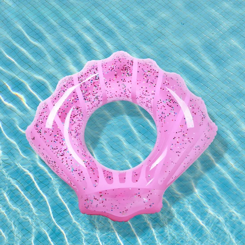 Wholesale of Adult Thick PVC Water Inflatable Swimming Rings Shell Buoyancy Lifebuoy Seat Inflatable Swimming Rings