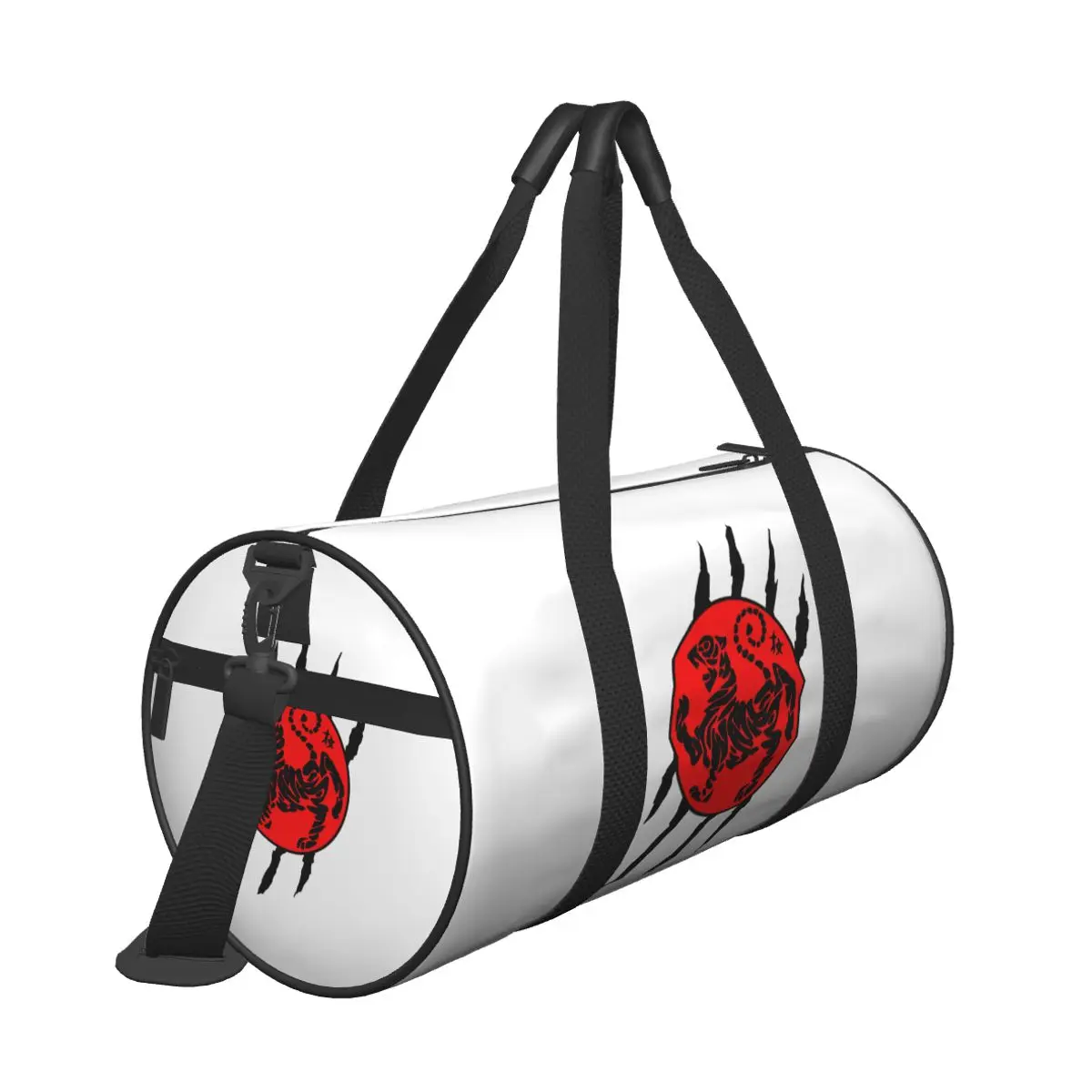 Shotokan Karate Logo Sports Bags Tiger Martial Travel Training Gym Bag Large Colorful Handbags Men's Printed Oxford Fitness Bag