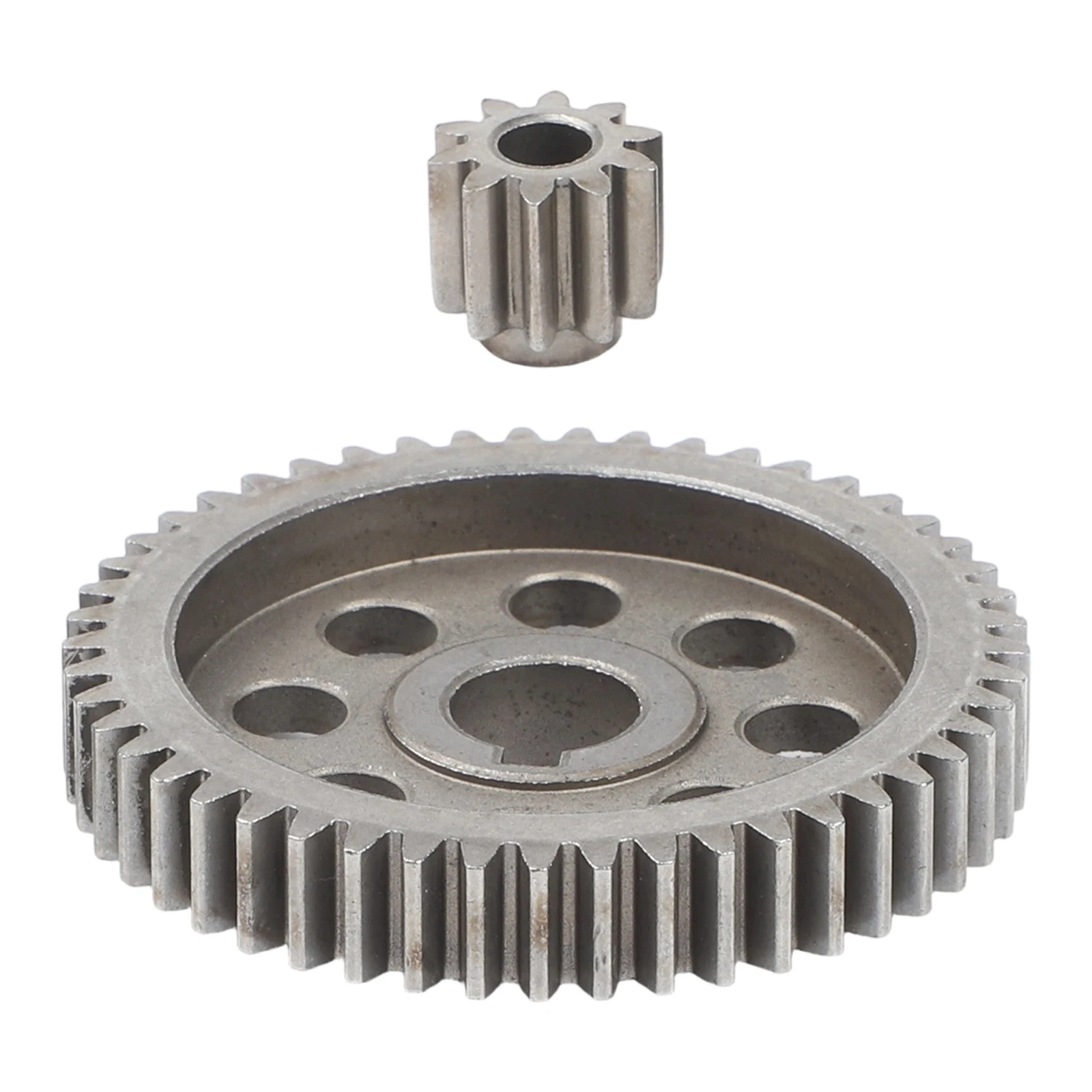 2PCS 49 Tooth Steel Gear Set For 8-12 Inch Electric Chain Saw Grass Trimmer Replacement Parts 51mm Lawn Accessories