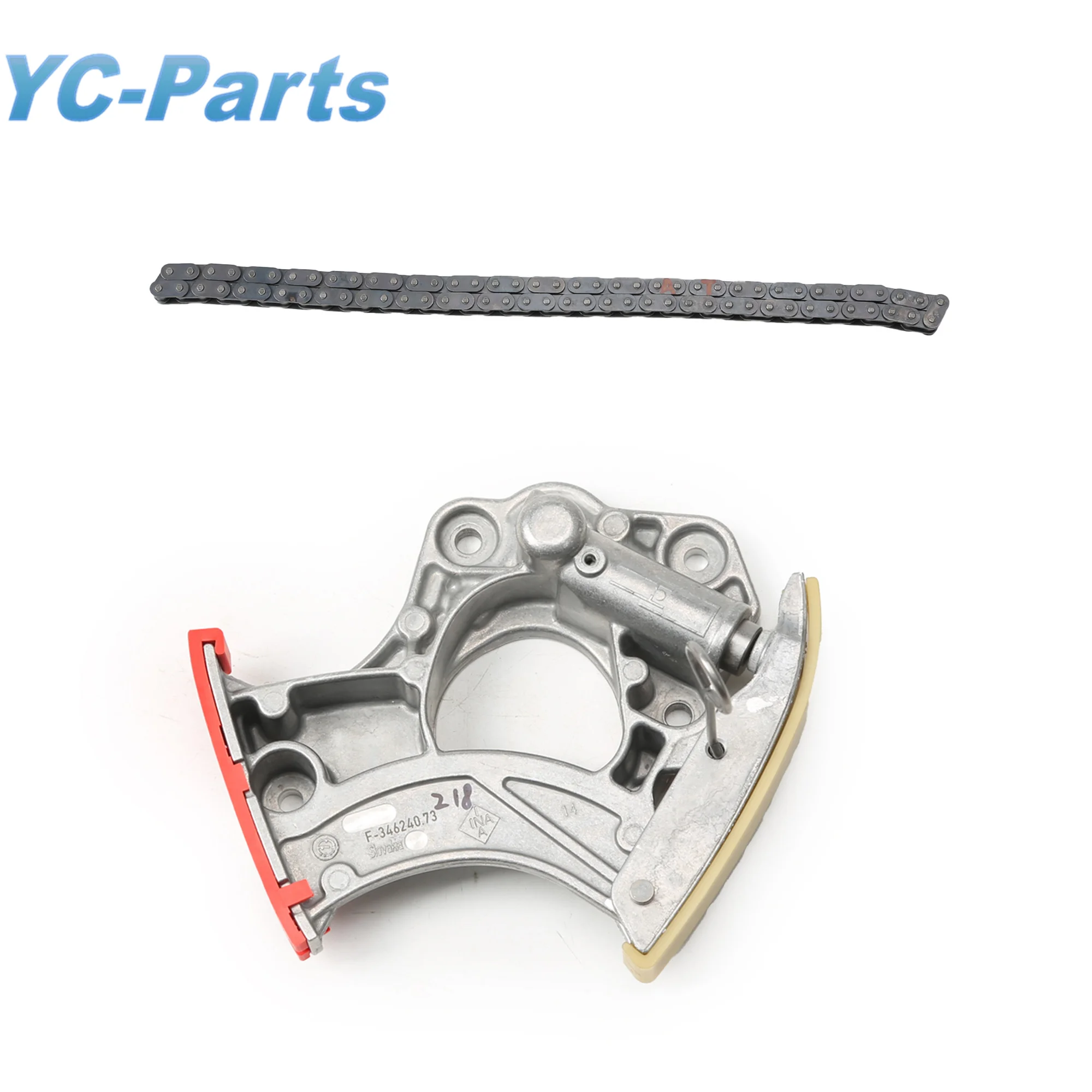 2-pcs 3.0T V6 Engine Timing Chain & Tensioner Kit for AUDI A6 C7 A7 A8 Q5 Q7 S4 S5 SQ5 Quattro VW Touareg