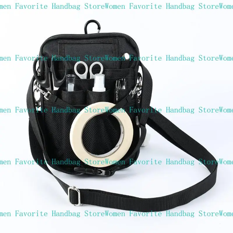 

D46D Nursing Fanny Pack with Medical Gear Pockets,Tape Holder, and Utility Storage