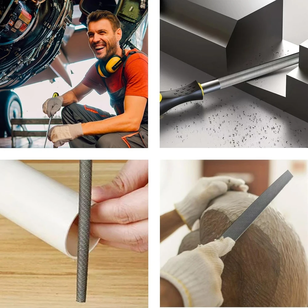 Mini-Nadelfeilen-Set aus Metall, 5/10 Stück, kleines Handfeilen-Set für detaillierte, präzise Arbeiten, Feilenwerkzeuge aus gehärtetem legiertem Stahl – Detail 4