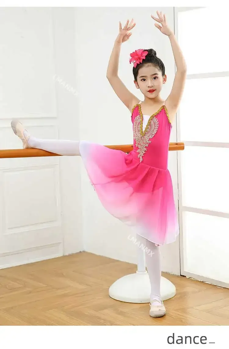 Long Adult Children Ballet Tutu Dress Modern Dance Children's Performance Clothes Ballet Skirt Practicing Clothes Fluffy Skirt image 3