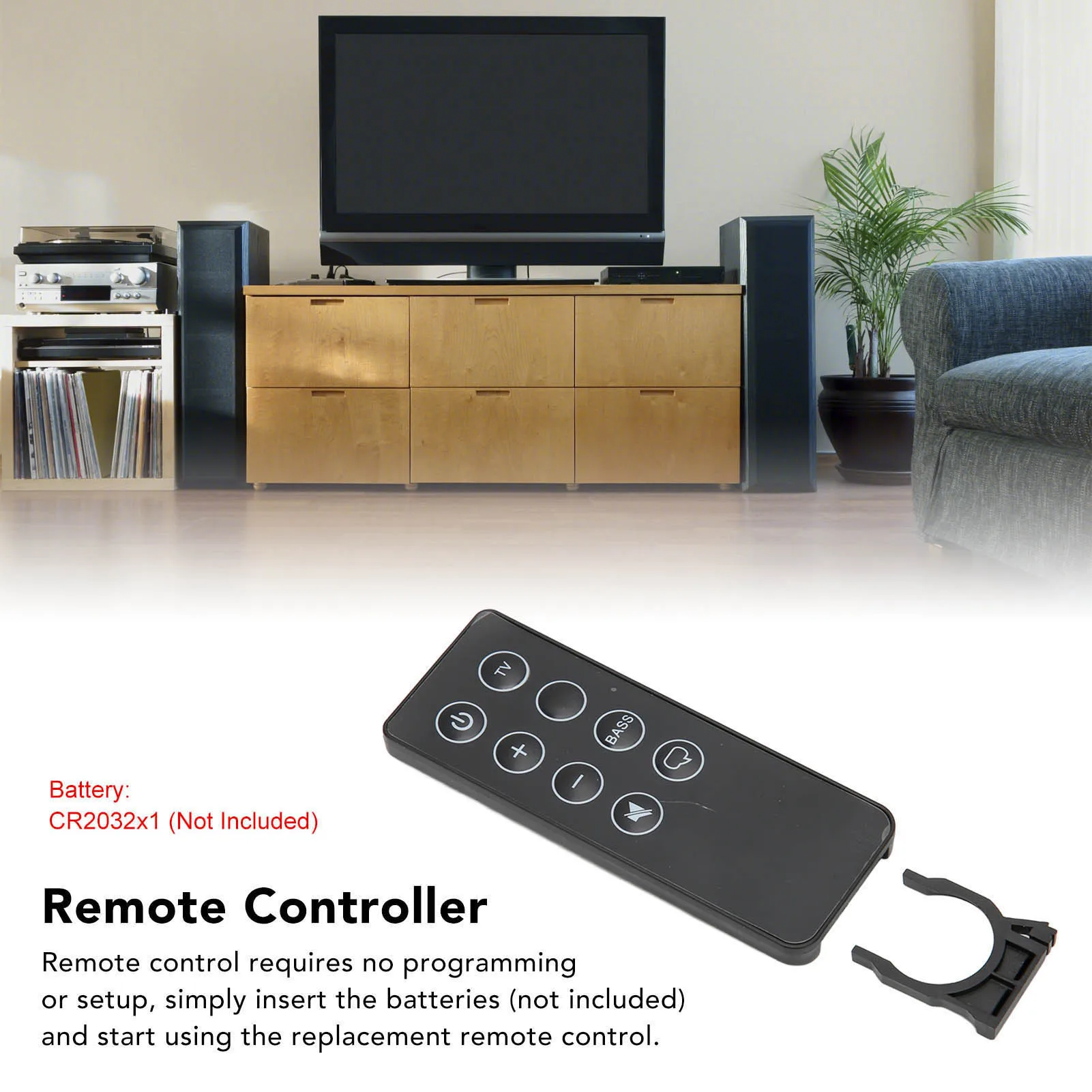 Soundbar Remote Control Replacement Universal Remote Controller Compatible for 418775 410376 431974 845194