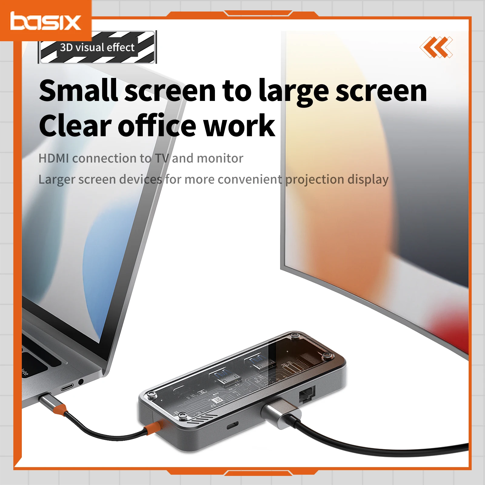 USB C Hub 8in1 Type C to Ethernet Port PD 100W Adapter for Macbook Pro USB 3.0 Hub Laptop Tablet usb c hub docking station