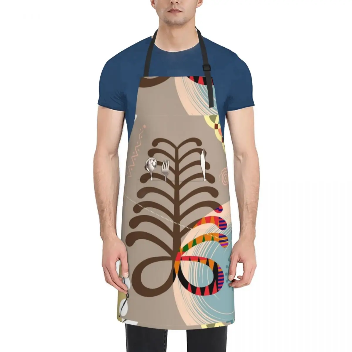 Adinkra AYA Apron For Cooking Womens Dresses kitchen woman Apron