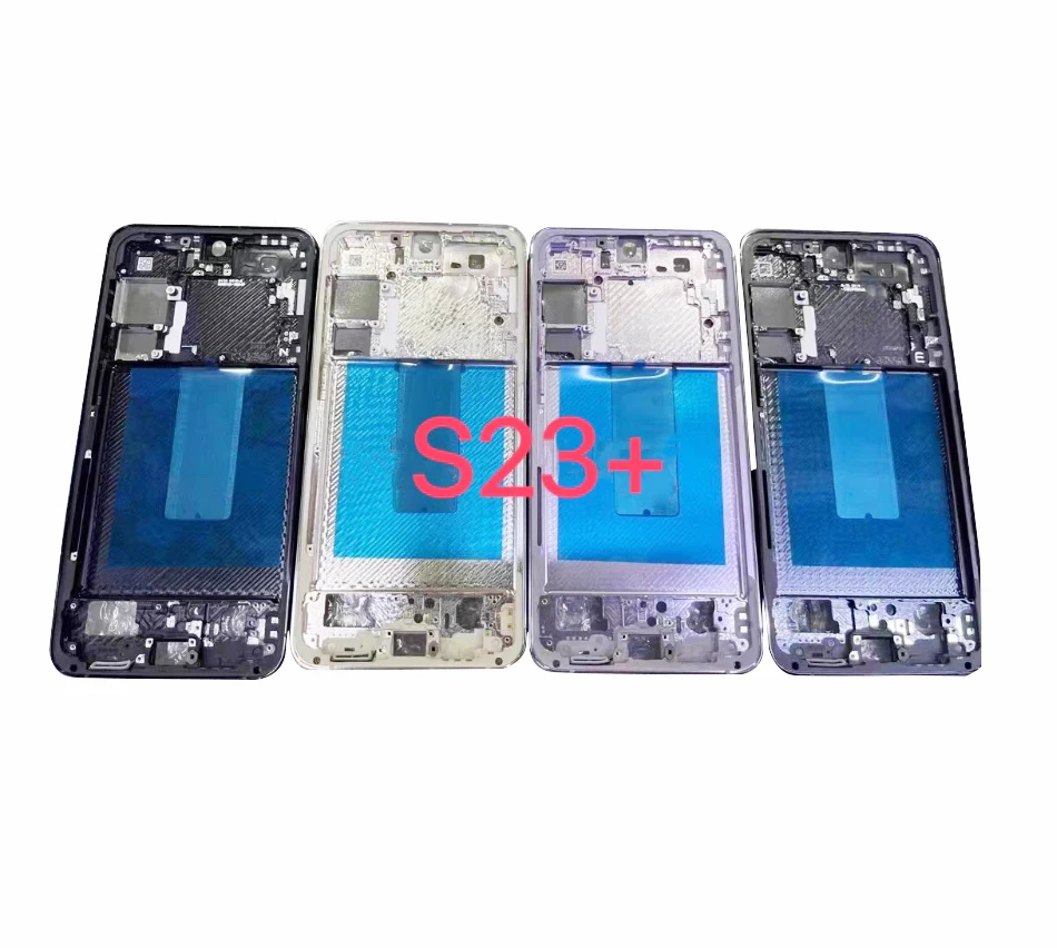 1Pcs LCD Support Front Bezel Middle Frame Plate Housing Board For Samsung Galaxy S23 Plus S24 S23 Ultra EU version