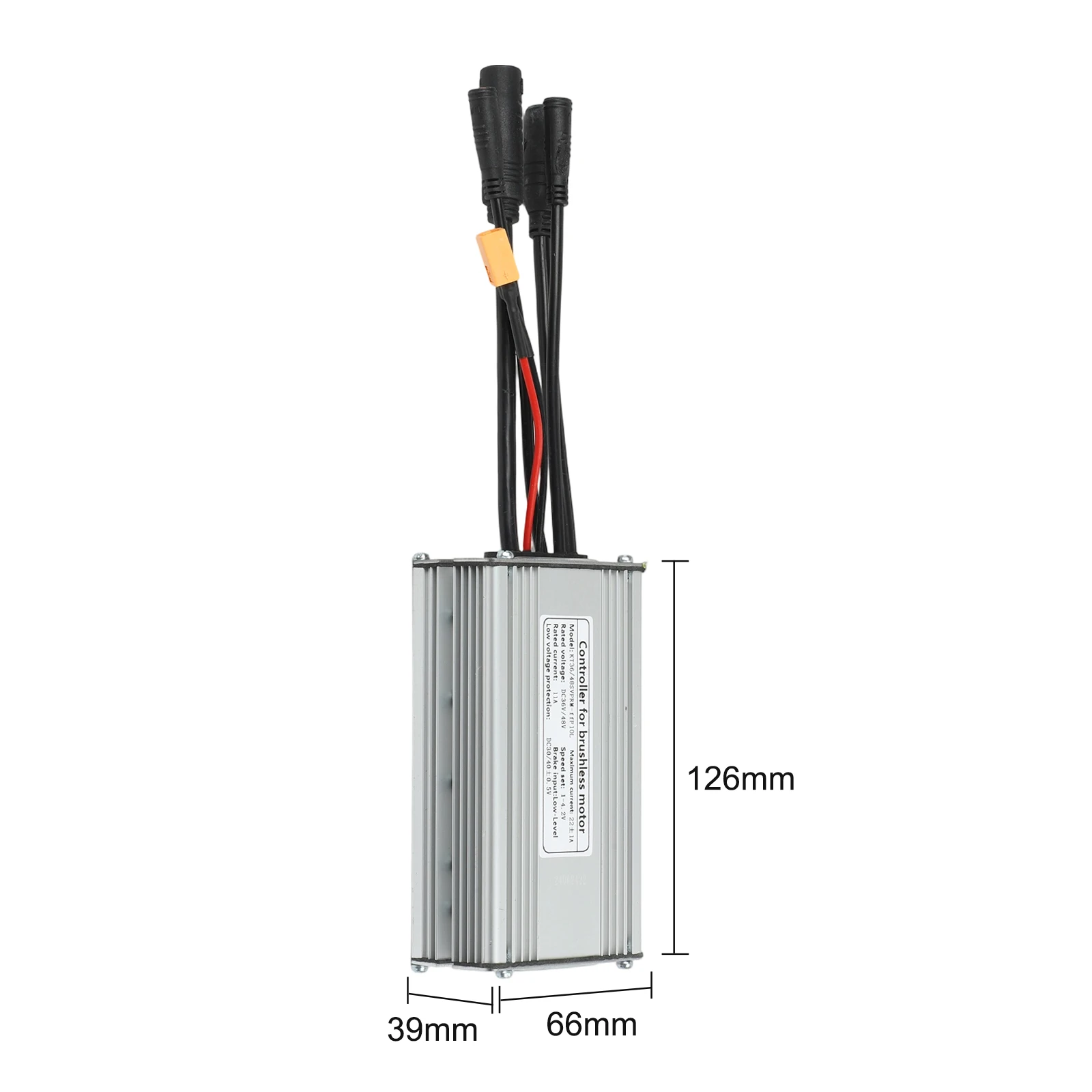 22A Controller 126x66x39mm Brushless Motor Aluminum Alloy Shell Precision Wires Design Brake Control Sensitivity