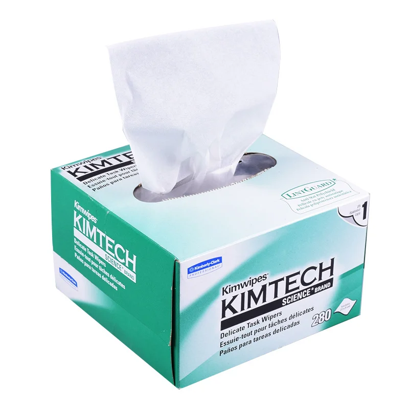 280Pcs Lint Free Optical Fiber Cleaning Paper Dust Free Wipes Box For Fiber Optic Connector End Face Maintenance Accessory