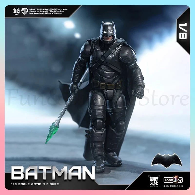 Fondjoy Armored Batman Action Figure Batman V Superman:Dawn Of Justice Anime Figure 1/9 Scale 19cm Children Toys Birthday Gift