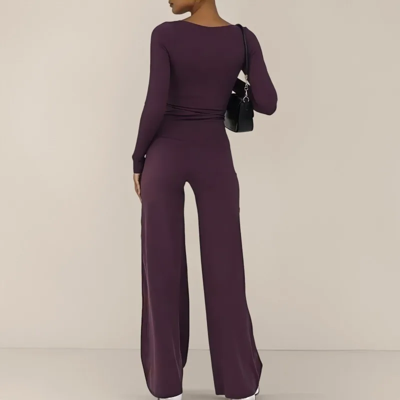 

Women's Autumn and Winter Quick Drying Yoga Set Versatile Comfortable Slim Fit High Waist Fitness Set Outdoor Running Sportswear