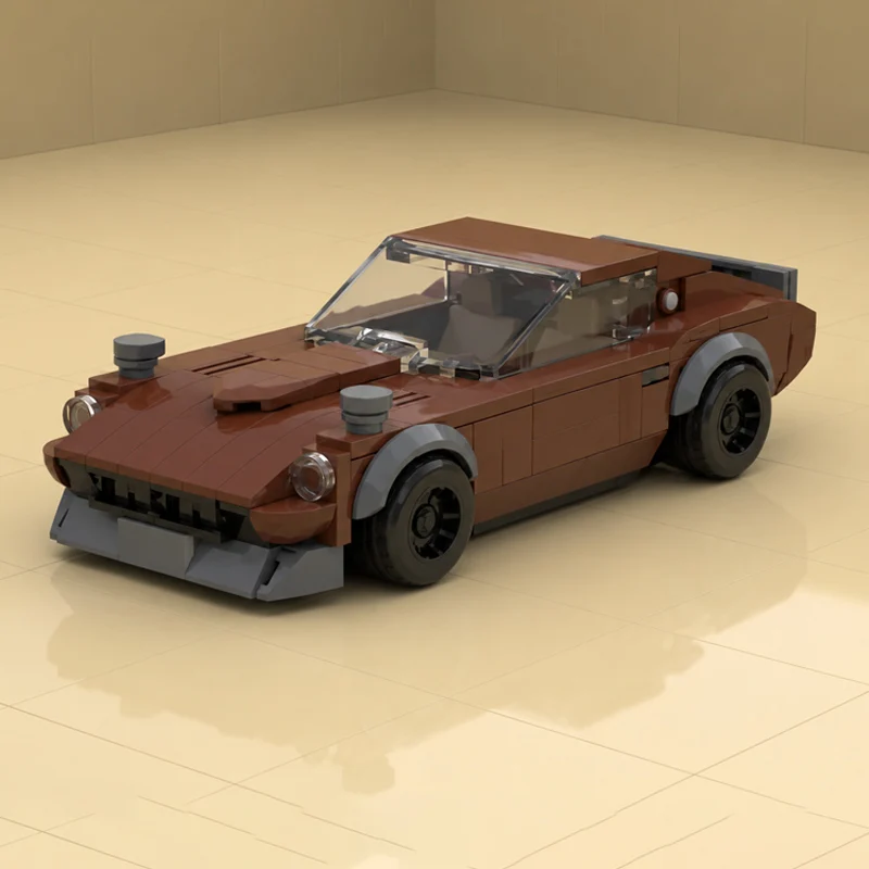 

Speed Racing Car Model MOC Building Bricks 240Z Classic Sports Car Modular Technology Children Holiday Gifts Assemble Toys Suit