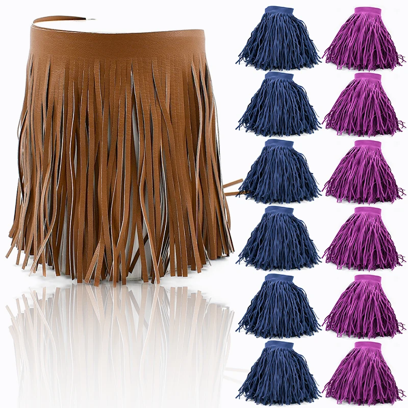

1/2M 30cm Suede Leather Tassels Fringe for Scarf Curtain Dress Decor Trimming Bag Stitching Lace Trim Fringes DIY Accessories