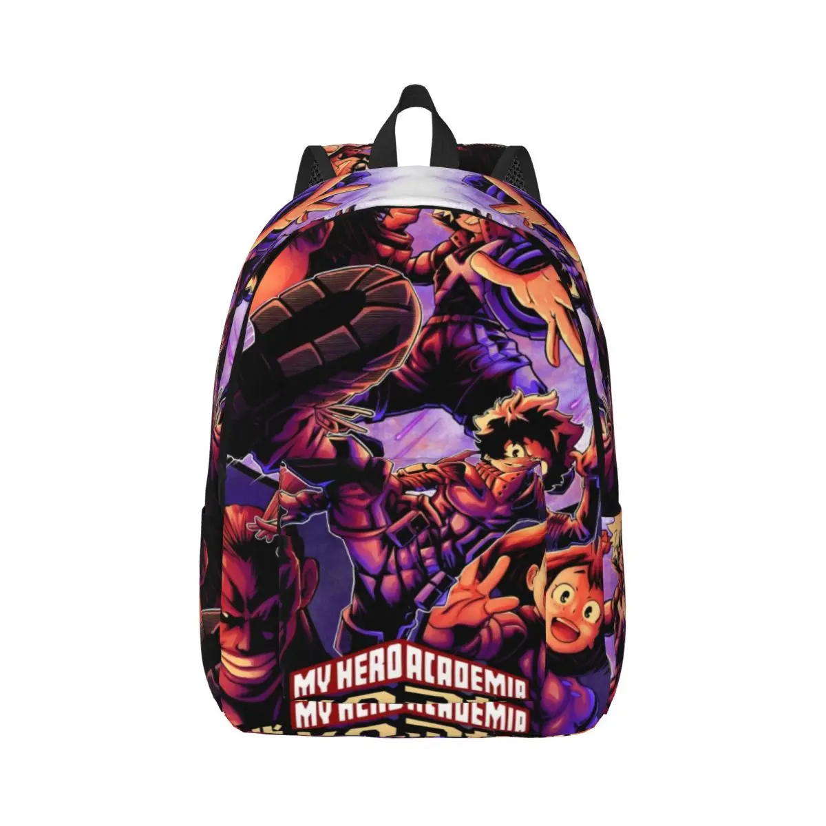 

My Hero Academia Stylish Canvas Backpack - Comfortable and Spacious Daypack for Work, Outdoor, and Weekend Trips