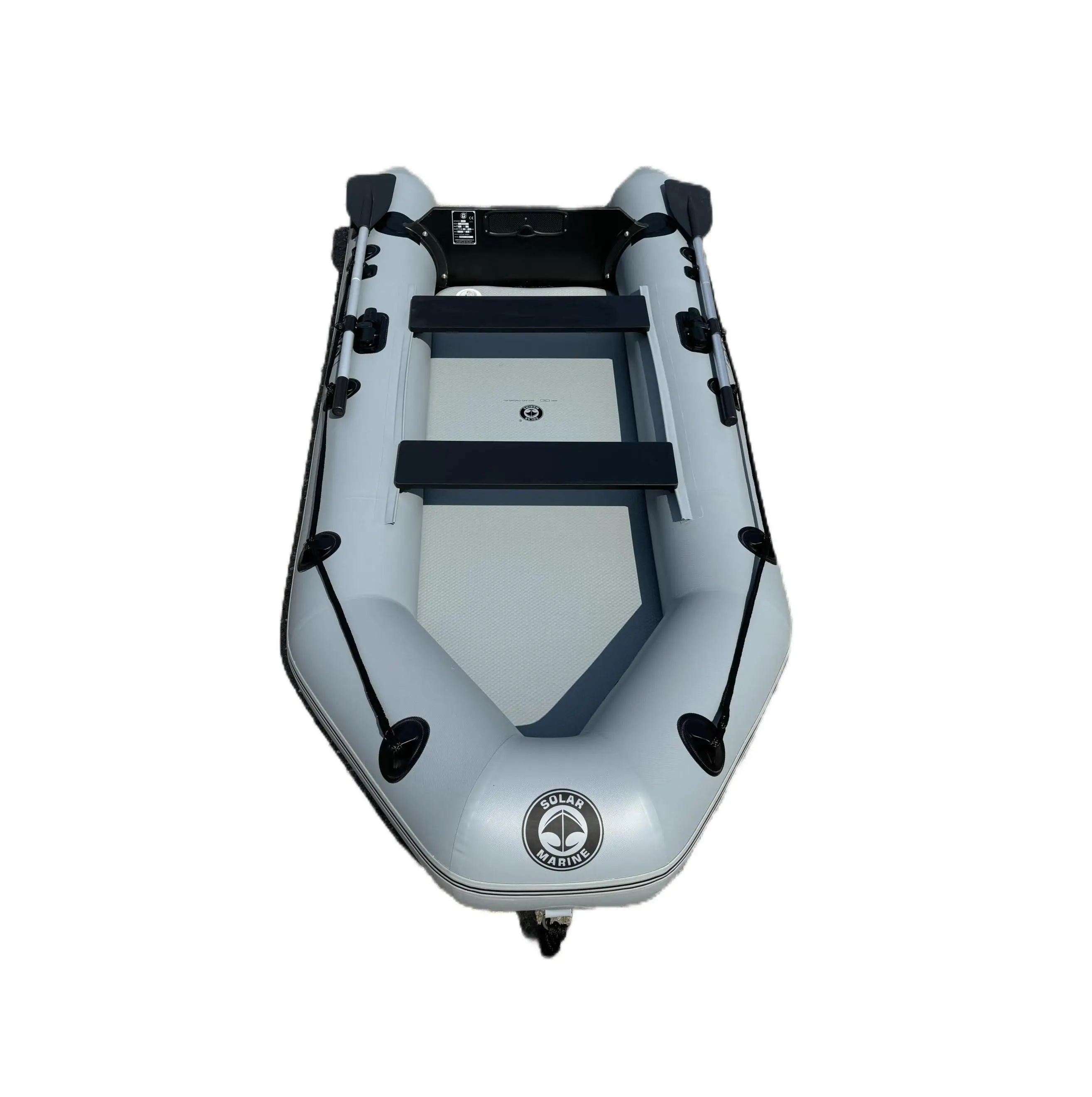 

Solar Marine 4 Person 9.2ft 0.7MM Inflatable Assault Kayak Fishing Rowing Boat Dinghy With Adjustable Seats Water Sports
