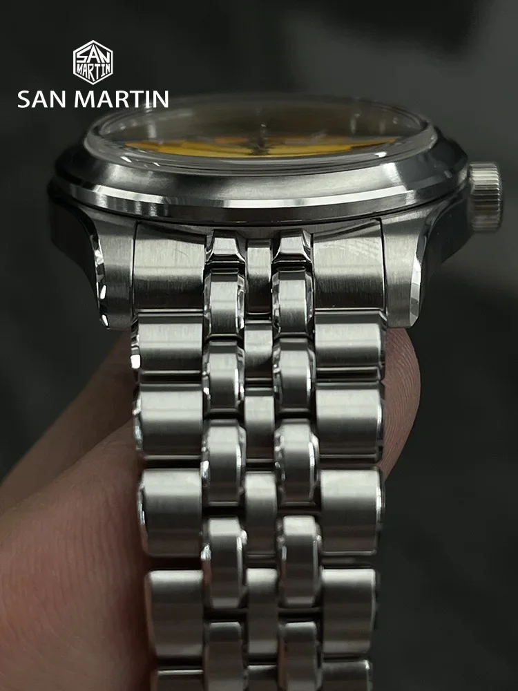 San Martin 39mm Chinese Style Original Design Miyota 9132 Men's Luxury Dress Watch Automatic Mechanical Waterproof 100m SN0144
