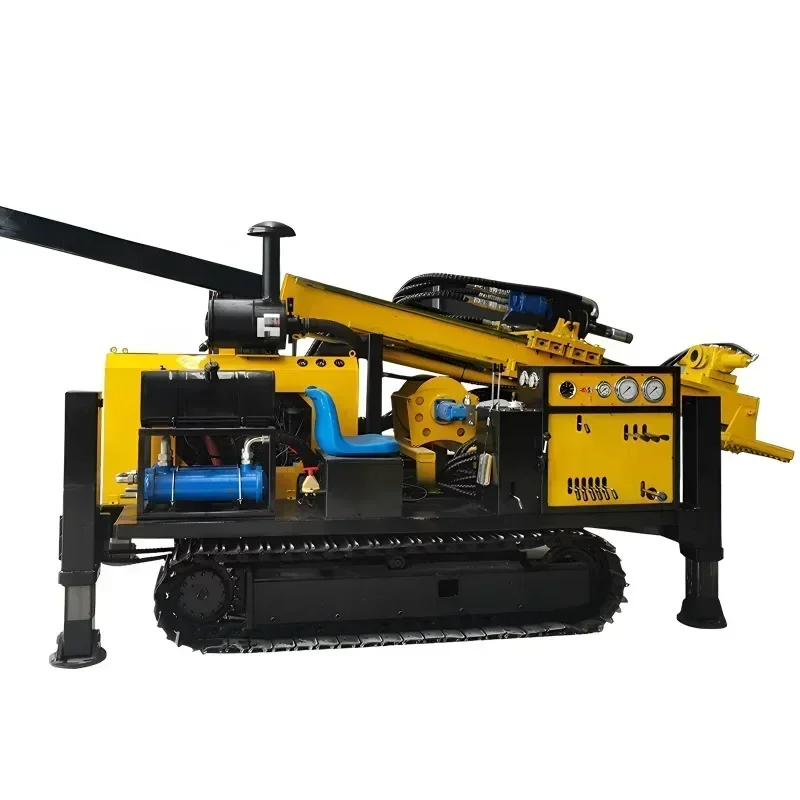 Portable Diesel High Quality Full-Hydraulic Drill Rigs Jack Hammer Core Drilling Rig Full Hydraulic Core Drilling Machine 1000m